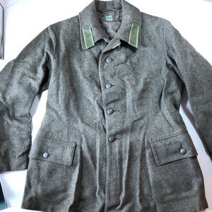 Vintage Swedish Military Heavy Wool Riding Coat